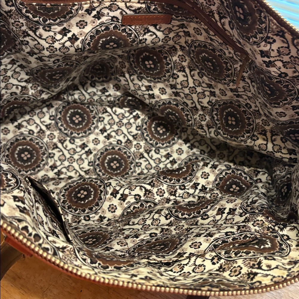 Vera Bradley Brown leather purse - Picture 6 of 7